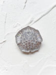 Radiant Flower Brooch - Rhodium White Gold