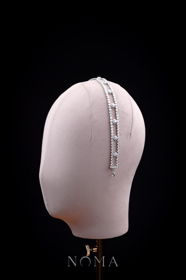 DJW-202300033-Rectangular-Round-Halo-Spaced-HeadbandBelt-Rhodium-White-Gold