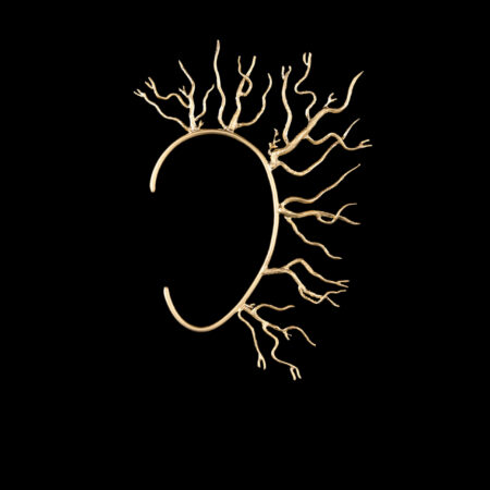 Branch Earpiece - Doff Gold