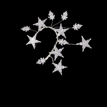 Night Sky Earpiece - White Gold (Left)
