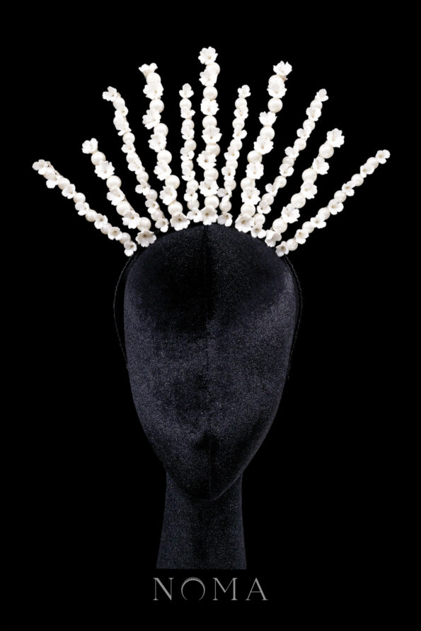 ACC-202100029-Innocent-Rays-Clay-Flower-Blossom-Simple-Crown-White-Silver