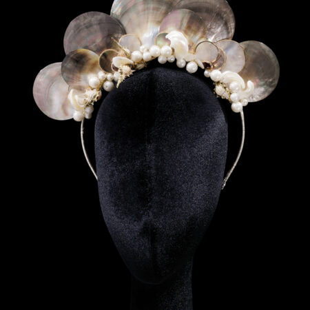 See Sea Shells Crown - White Silver