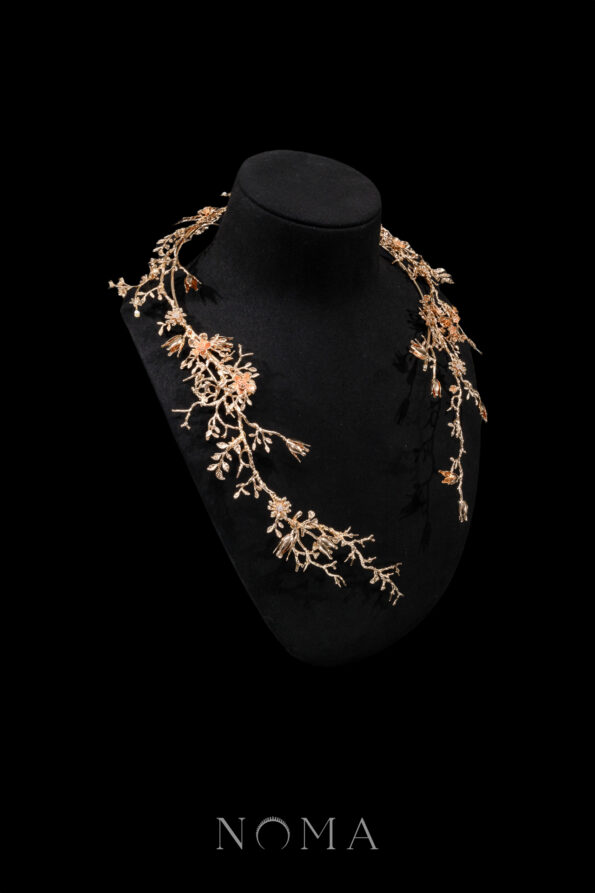 ACC-202200039-Branching-Long-Floral-Choker-Gold-1