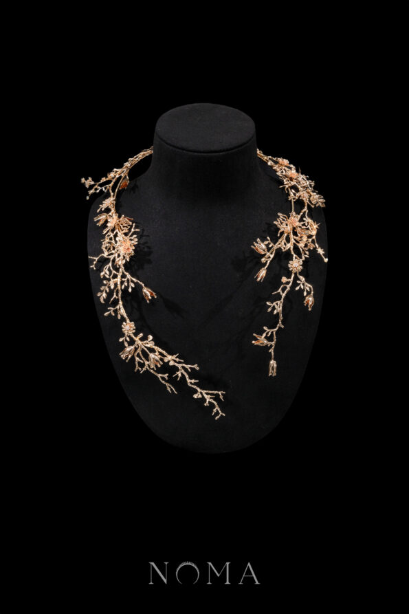 ACC-202200039-Branching-Long-Floral-Choker-Gold