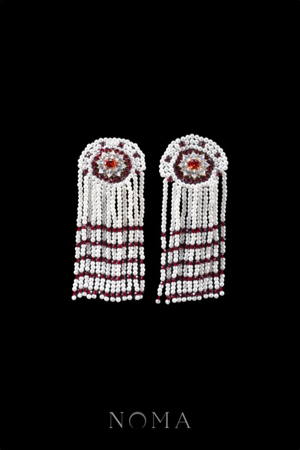 ACC-202200082-Oval-Halo-Mix-Pearl-Earrings-Gold-Ruby