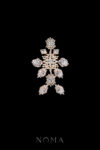Royal Art Small Arrangement Hairvine/Brooch - 18k Yellow Gold