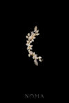 Paved Twigs Simple Floral Side Hairvine - Gold (Left)