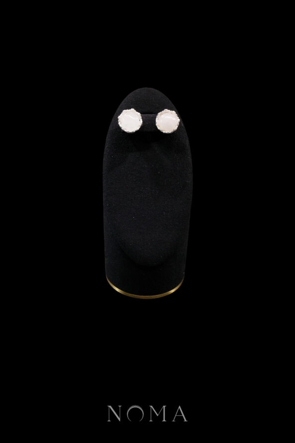 ANG-202300002-Giok-Putih-Earrings-Doff-Silver-Pink-Jade