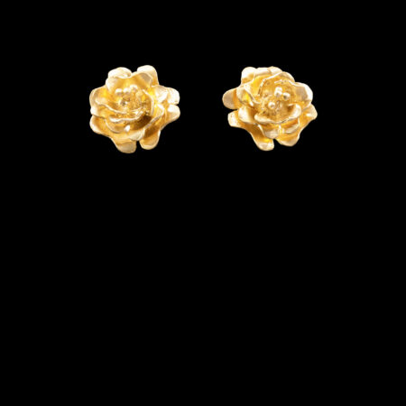 Kembang Pusaka Earrings - Doff Gold
