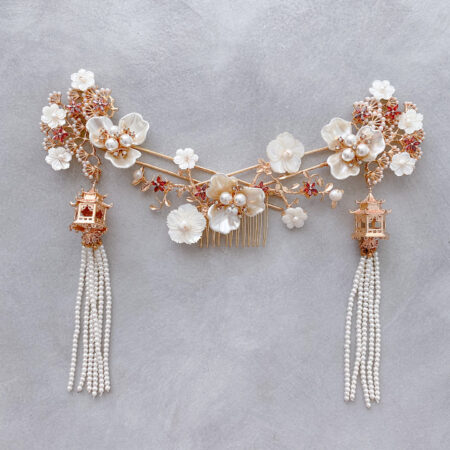 Pagoda Ruby Set - Gold, Ruby (3 pcs)
