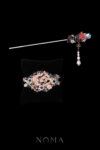 CHN-202100020-Dragon-Trapeze-Bun-Cuff-Set-Gold-Emerald-2-pcs