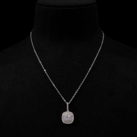 Elegance Pendant - Rhodium White Gold