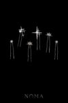 Meteor Star Hairpin Set - Rhodium White Gold (6 pcs)