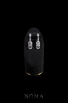 Double U Earrings - Rhodium White Gold
