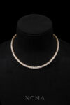 Round 0.25 ct Tennis Choker - 18k Yellow Gold