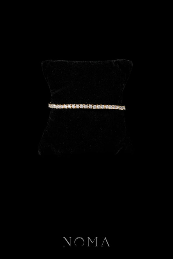 DJW-202300092-Round-Tennis-01-ct-Bracelet-18k-Yellow-Gold-1