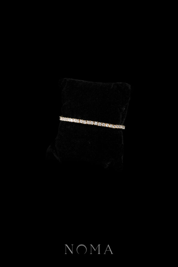 DJW-202300092-Round-Tennis-01-ct-Bracelet-18k-Yellow-Gold-3