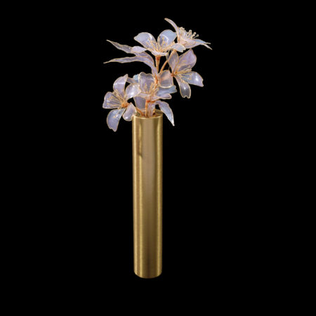 LR Pearly Small Jasmine Pin Set - Gold, Transparent (2 pcs)
