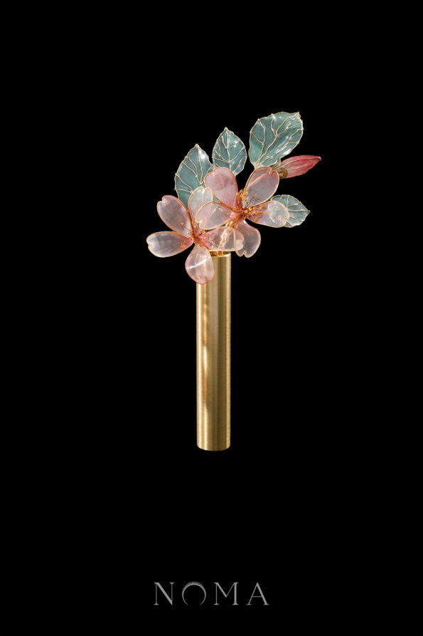FLR-202300016-LR-Pink-Jasmine-with-Leaves-Hairvine-Gold-Pink