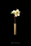 LR Plum Blossom Hairpin - Gold, Yellow