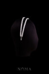 Double Marquise Large Double Headband - Rhodium White Gold