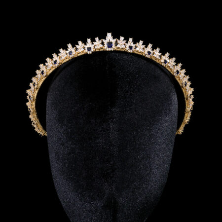 Royal Crown - 18k Yellow Gold, Sapphire