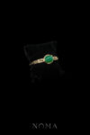 JJW-202300040-Oval-Jade-Simple-Art-Bangle-18k-Yellow-Gold-Jade
