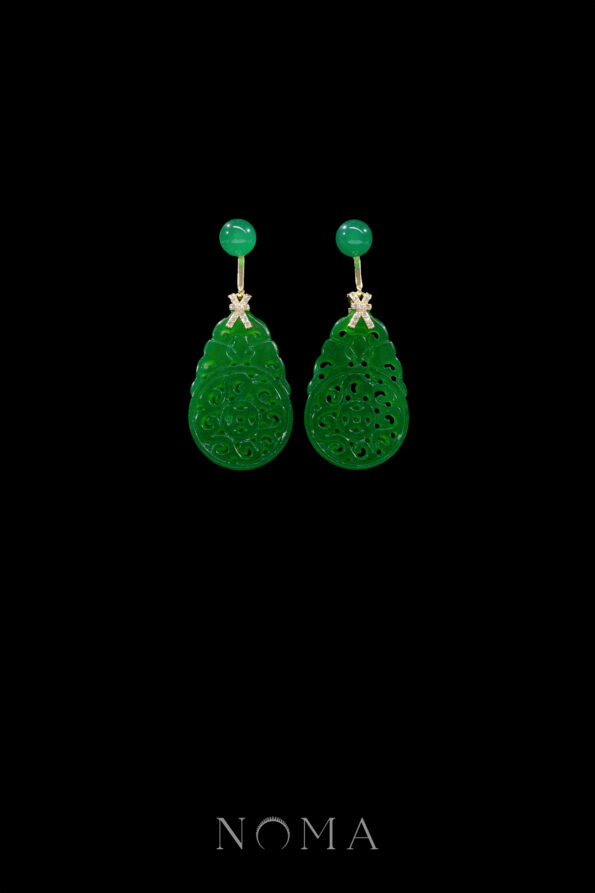 JJW-202300046-Carved-Rounded-Teardrop-Small-Jade-with-Jade-Earrings-18k-Yellow-Gold-Jade