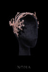 Paved Vinery Leaves Triple Headband - Rose Gold