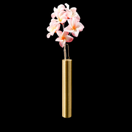 CC Art Frangipani Hairpin - Gold, Pink