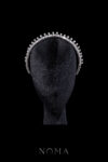 Classic Pear Arrangement Crown - Rhodium White Gold