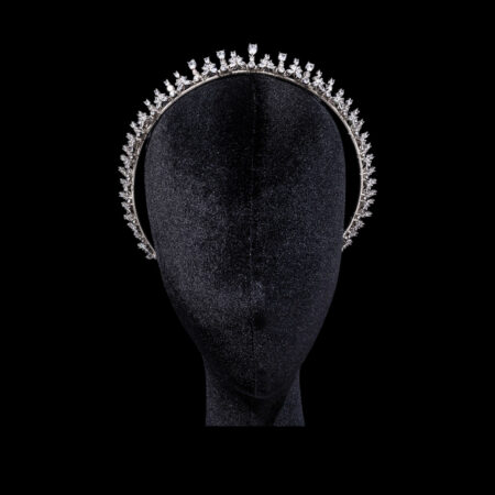 Simplicity Crown - Rhodium White Gold, White Diamond