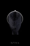 Floral Center Edgy Arrangement Crown - Rhodium White Gold