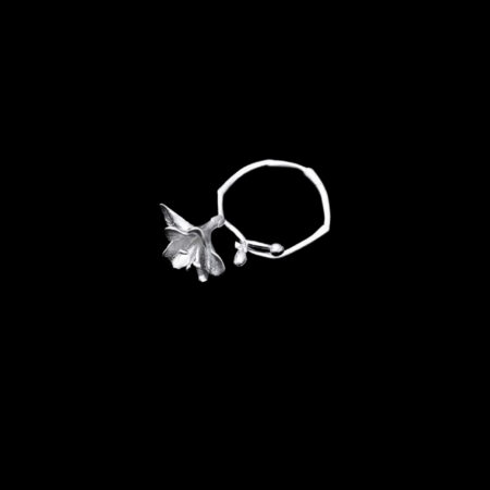 Natural Orchid Ring - Unplated Silver