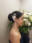 Winter Garden Earpiece - White Silver, White (Right)