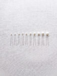 Pearl Hairpin Mix Set - White Silver (10 pcs)
