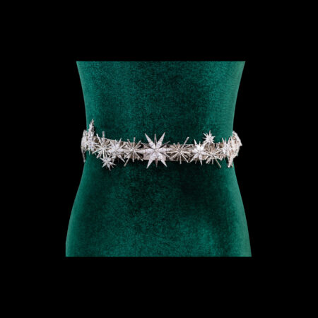 Meteorite Branch Belt - White Gold