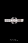 Palais Belt - White Gold, White Pearl