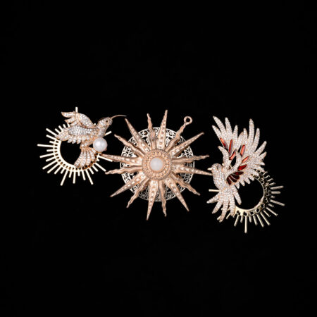 Holy Spirit Hairvine/Brooch - Gold