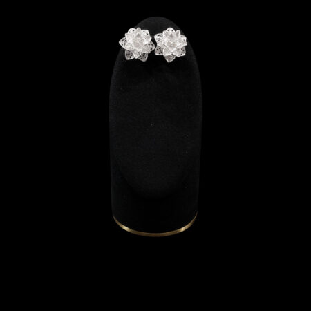 Kembang Ukir Earrings - Doff Silver