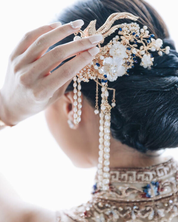 CHN-201900093-3D-Phoenix-Flower-Hairpin-Gold-Sapphire-3