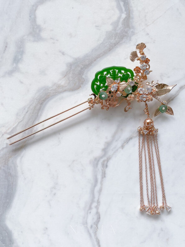 CHN-202100078-Jade-Oriental-Garden-Hairpin-Gold