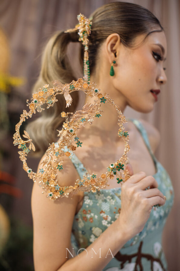 CHN-202200116-Crane-Lotus-Blossom-Fan-Gold-Turquoise-2