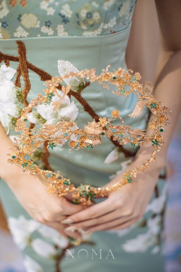 CHN-202200116-Crane-Lotus-Blossom-Fan-Gold-Turquoise-3