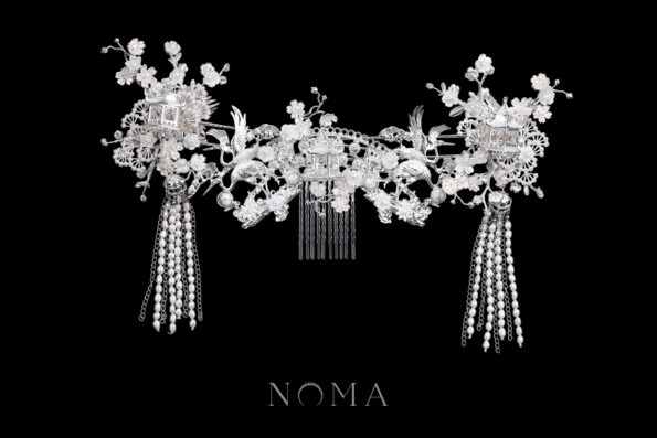 CHN-202300019-Twin-Crane-Pagoda-Floral-Garden-Set-Silver-White-3-pcs-1