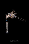 CHN-202300028-Crane-Wing-Pagoda-Bamboo-Hairpin-Gold-Sapphire-Left
