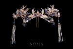 CHN-202300030-Crane-Wing-Cloud-Pagoda-Bamboo-Set-Gold-Sapphire-3-pcs