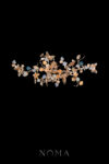 Butterfly Oriental Garden Side Hairvine/Brooch - Gold, Blue