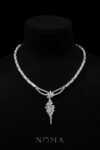 Secret Paved Necklace - Rhodium White Gold