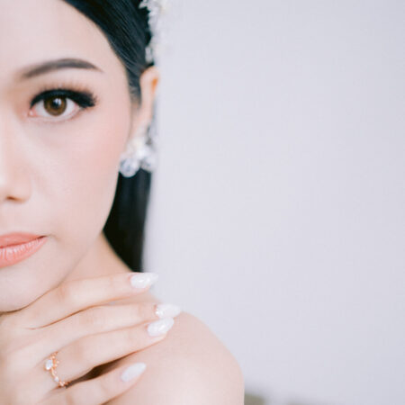 LR Transparent Flower Headband - Silver, Transparent